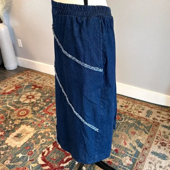 Vintage Noah’s Flood Denim Patchwork Jacket and Skirt - Picture 11 of 16